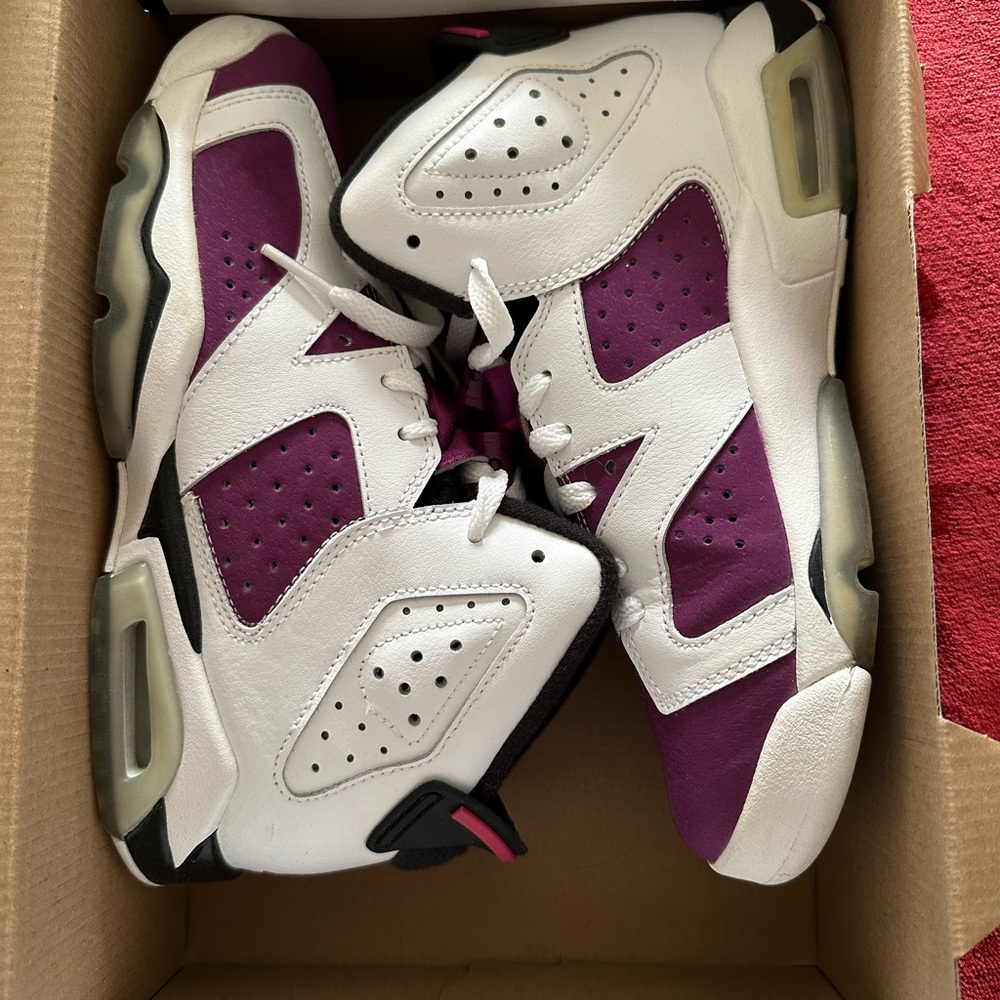 Jordan Air 6 Retro GG White and Vivid Pink